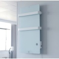 Calentador de panel de vidrio eléctrico inteligente 600W con WiFi Alexa Timer económico de energía montado en la pared