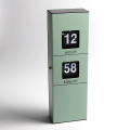 Baterai Rectangle Dioperasikan Hanging Wall Flip Clock