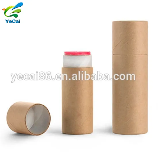 Wholesale manufacturer eco-friendly kraft push up paper tube for lip balm