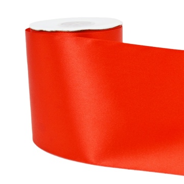 4 Inch Extra Wide Single Sided Satin Ribbons 100mm for Sash
