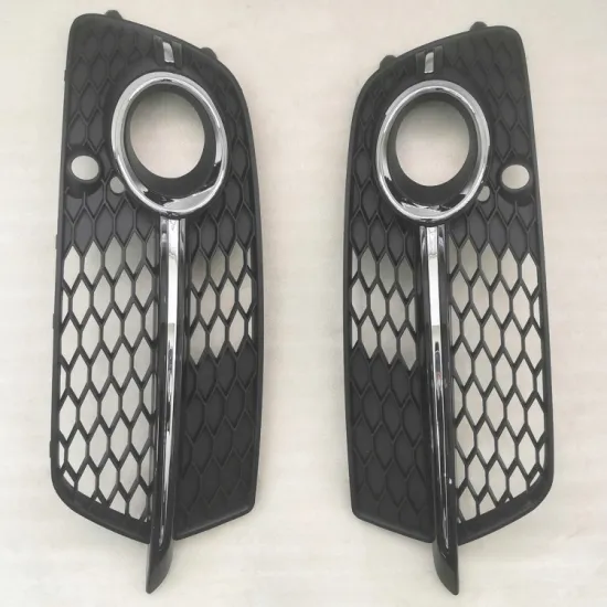 8R0 807 681S 8R0 807 682S Car Front Bumper Lower Fog Light Lamp Grille for Audi Q5 2013 S-LINE