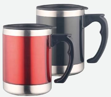 Caneca de viagem isolada aço inoxidável