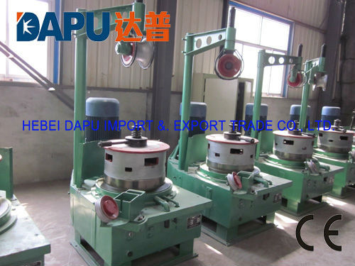 wire drawing machine with guiding wheel frame