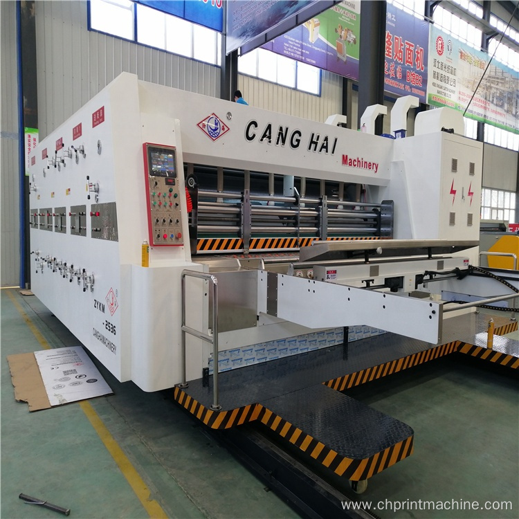 4 color printing rotary slotter die cutting