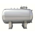 Resistance horizontal distilled insulated water storage tank