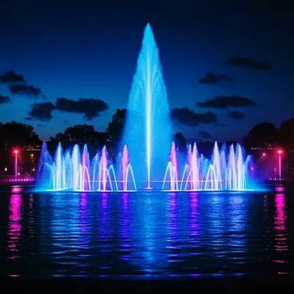 Elegant Water and Sound Performance System