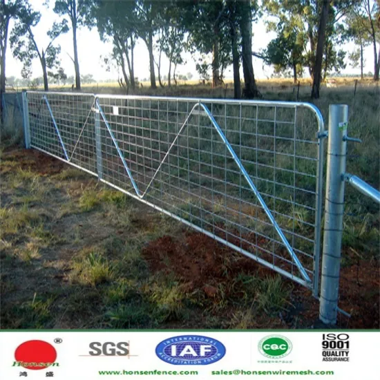 2015 real factory!!Heavy Duty N Style Brace Farm Gates supplier