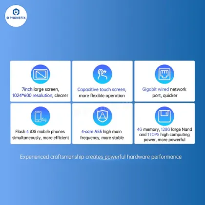 JCID iX4 Batch Flashing Box One-click Repair iPhone Battery Health