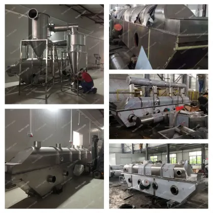 Tea Leaf and Food Industry Rotary Vacuum Fluidized Bed Dryer and Granulator