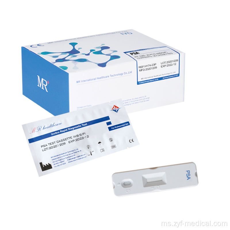 CE menandakan kit ujian antigen PSA
