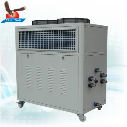 hydraulic oil cooling system oil water  chiller