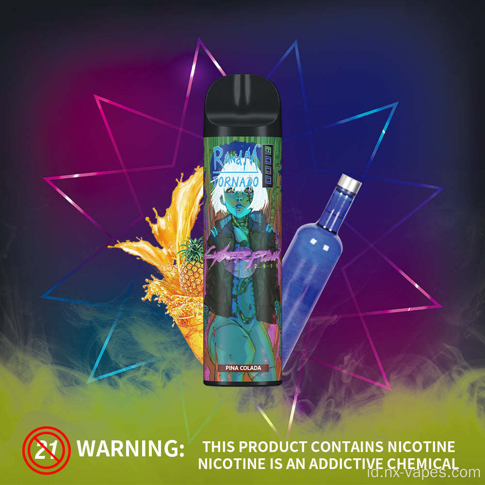 Randm Tornado 8000 Disposable Vape Factory Asli