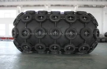 Floating pneumatic marine rubber fender