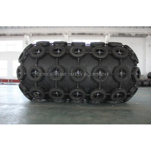Floating pneumatic marine rubber fender