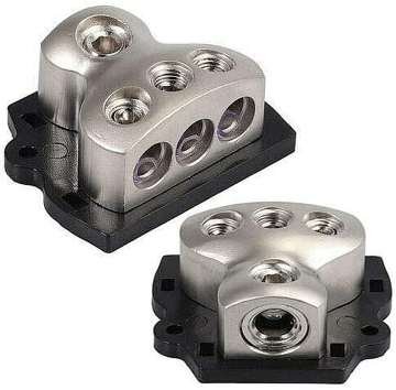 Car Audio Power Distribution Block with Fuse Holder