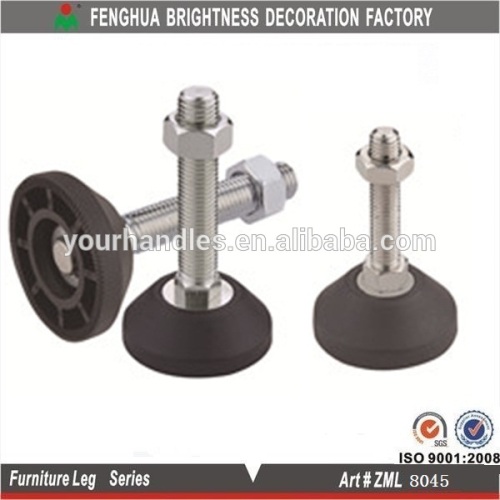 adjustable leveling rubber feet , articulated rubber feet, rubber pad machine leveling feet