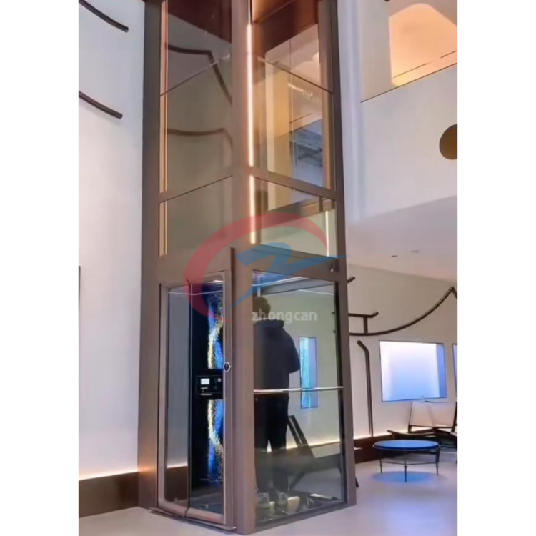 Electric Villa Home Elevator with Mini Enclosure