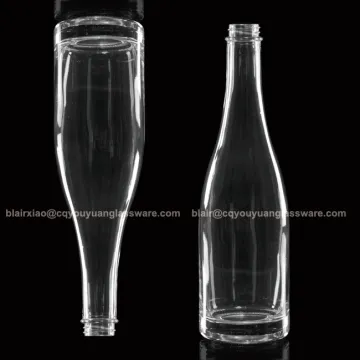 Rose Wine Bottle 500ML Screw Top Glass Champagne Bottle