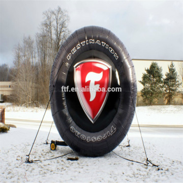 Inflatable tire balloon