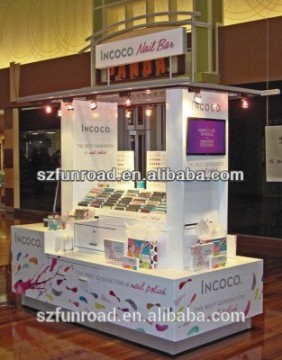 2016 nice design retail nail beauty store/kiosk furnitures from China factory