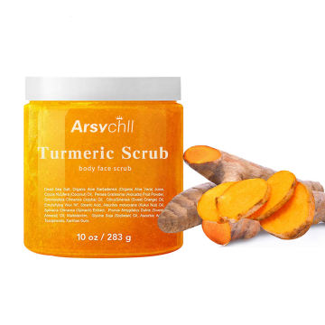 Private Label Wholesale Skin Care: Ginger Grain Sea Salt Clary Turmeric Exfoliating Scalp Scrub
