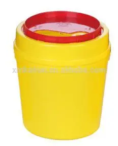 1L, 2L, 3L, 4L, 5L, 6L, 8L, 15 Round & rectangle Shape sharp container/sharp box/Plastic Sharp container