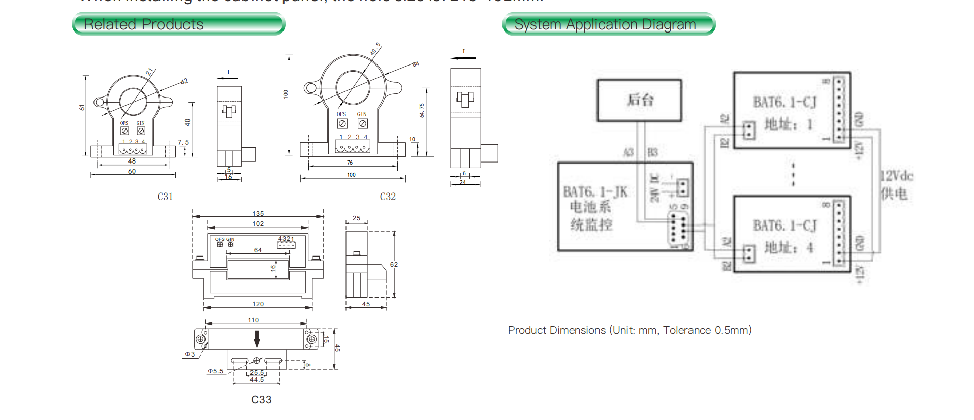 internal resistance test monitor