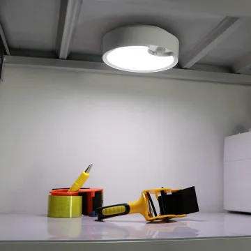 Battery Powered Motion Sensor Ceiling Light 400LM 6000K 7.8 Inch