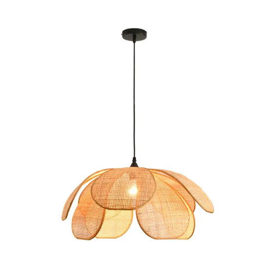 Handmade Plastic Rattan Pendant Light and Chandelier: A Stylish Addition to Your Home Decor - RT0203
