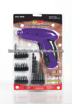 24pcs Cordless Screwdriver set 4.8V cordless driver