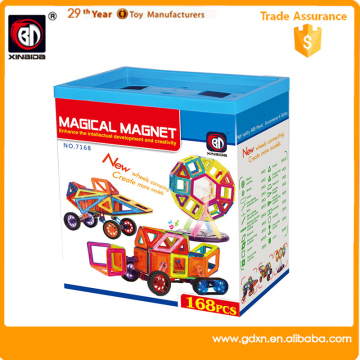 New plastic building blocks magnetic construction toy