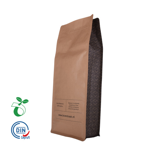 Coffee Beans Bags With Flat Bottom