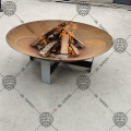 Corten steel for round fire pit