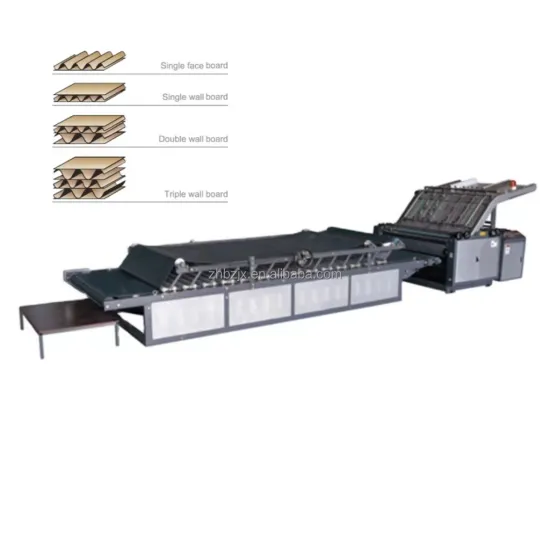 ZH-TMJ 2 Ply Corrugated Cardboard Lamination Machine