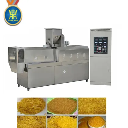 Golden rice making machine artificial rice maker machine