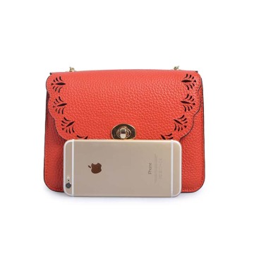 Small New Fashion Flower Leather Lady's Crossbody Bag