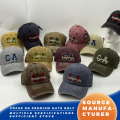 Topi Bisbol CA California Letter Washed