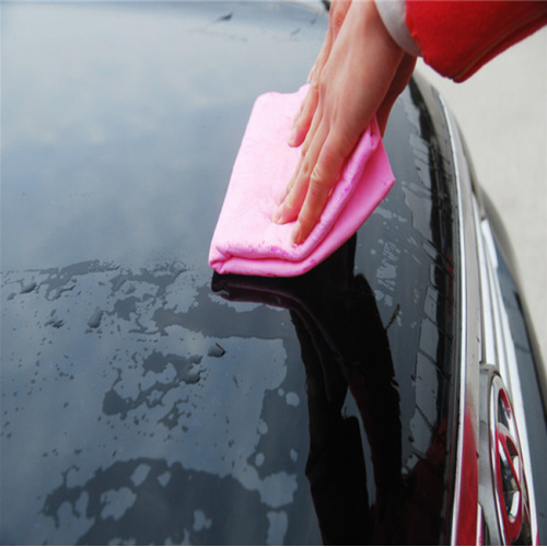 400gsm microfiber car towel with low price