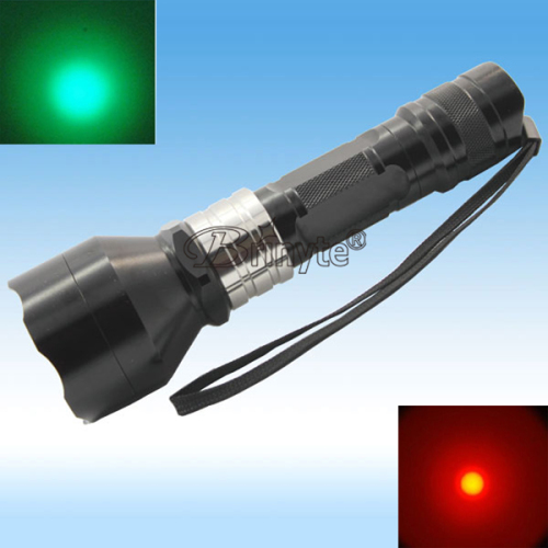 Brinyte C7 Red and Green Beam LED Hunting Torches and Flashlight