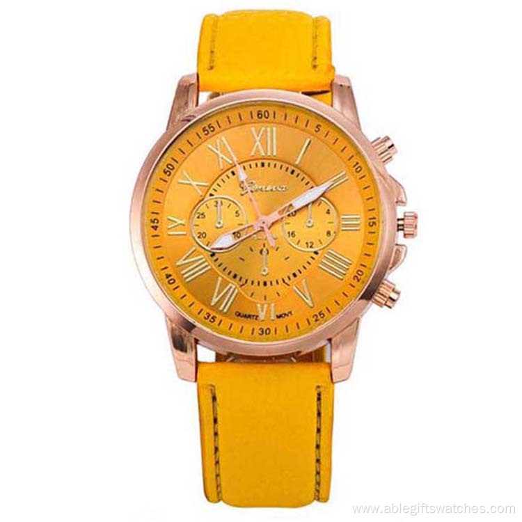 New Arrival Lovers Fashion Leather Wrist Watches