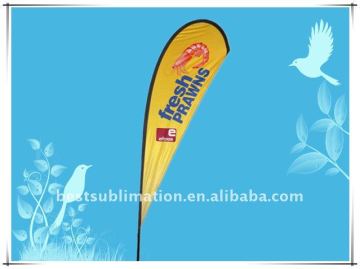 double sided beach flag banner