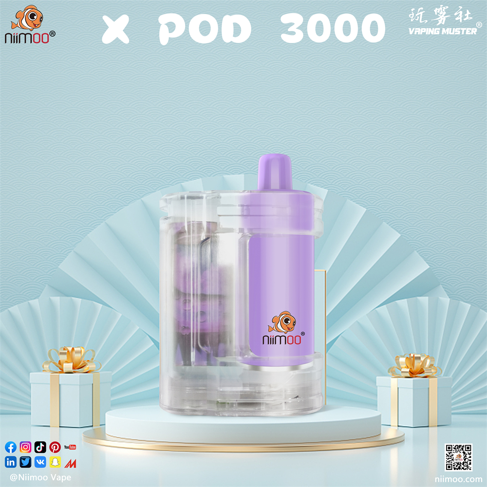 X Pod Disposable E-Cigarettes 3000 Puffs