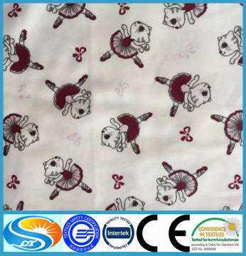 Cotton 20*12 40*42 cotton printed brushed wholesale printed double-sided flannel fabric