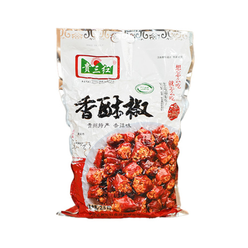 Exportation de chili chili chili snack croustillant