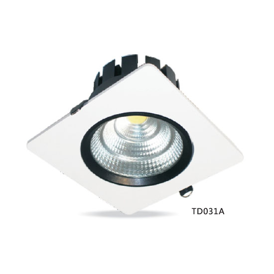 Square COB 9W LED Downlight