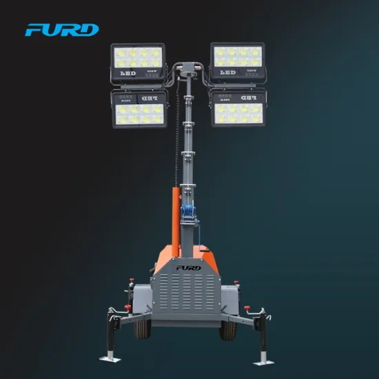 7 meter height mobile light tower with favorable price