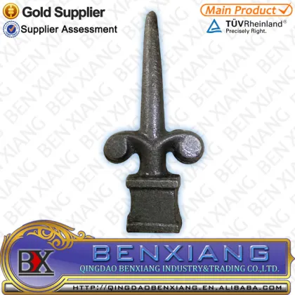 decorative forged iron spears