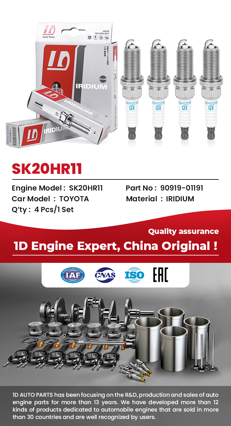  Double Iridium Spark Plug 