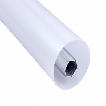 High Quality 360 Degree LED Profile Light - 76*76mm Aluminum Tube
