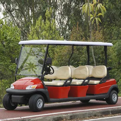 Electric Golf Carts and Sightseeing Cars: 2, 4, 6 Seater Options Including Club Car Models